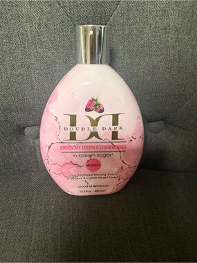 Double Dark Chocolate Covered Strawberries Bronzing Lotion by - Pink